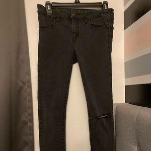 Black low rise American Eagle Jeans